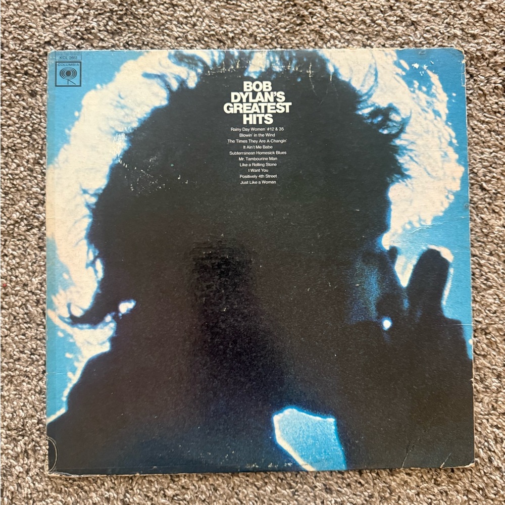 Bob Dylan's Greatest Hits Vinyl Record